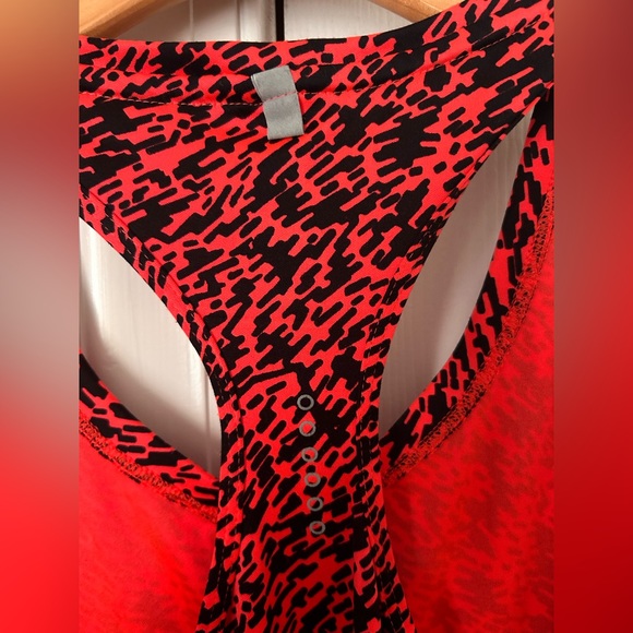 Nike Dri-Fit Miler Racerback Running Tank Top Infrared Black - Picture 4 of 8